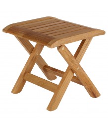 Barlow Tyrie - Ascot Teak Recliner Footstool / Side Table